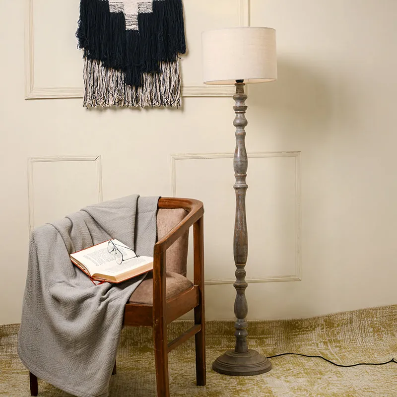 Hewn Floor Lamp - White media 2
