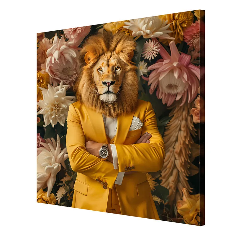 Beast In Attire Wall Painting media 6