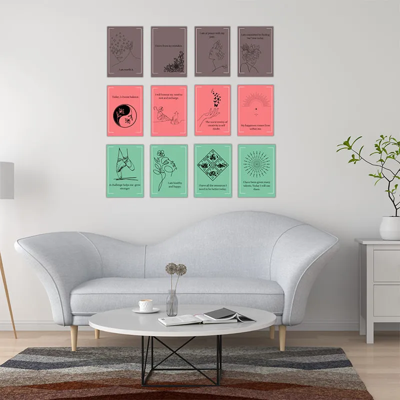 Celebrating Self Wall Poster - Set Of Twelve media 1