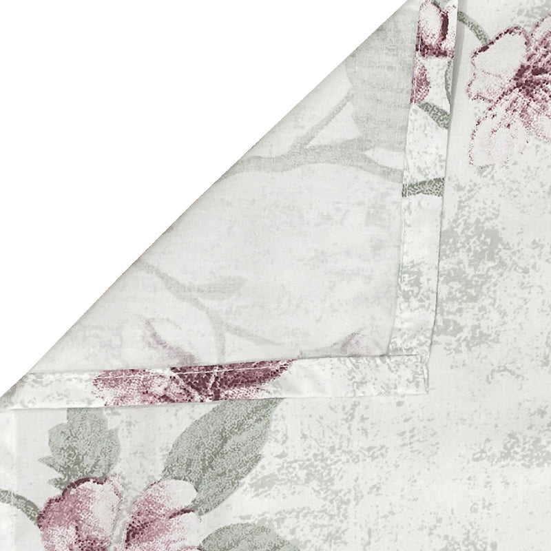 Swayam Hanami Floral Cotton Bedsheet (Pink) - 250 TC media 6