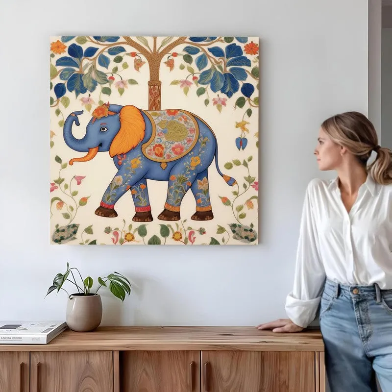 Indian Regal Tusker Canvas Wall Art media 4