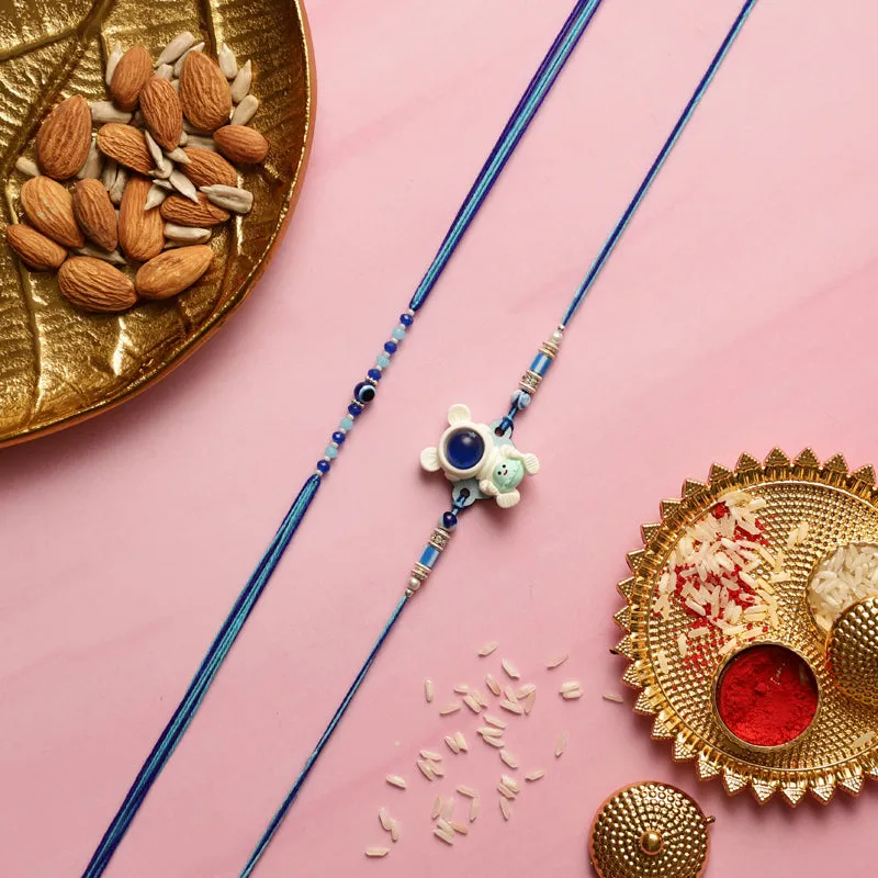 Astro III Rakhi with Roli Chawal - Three Piece Set media 1