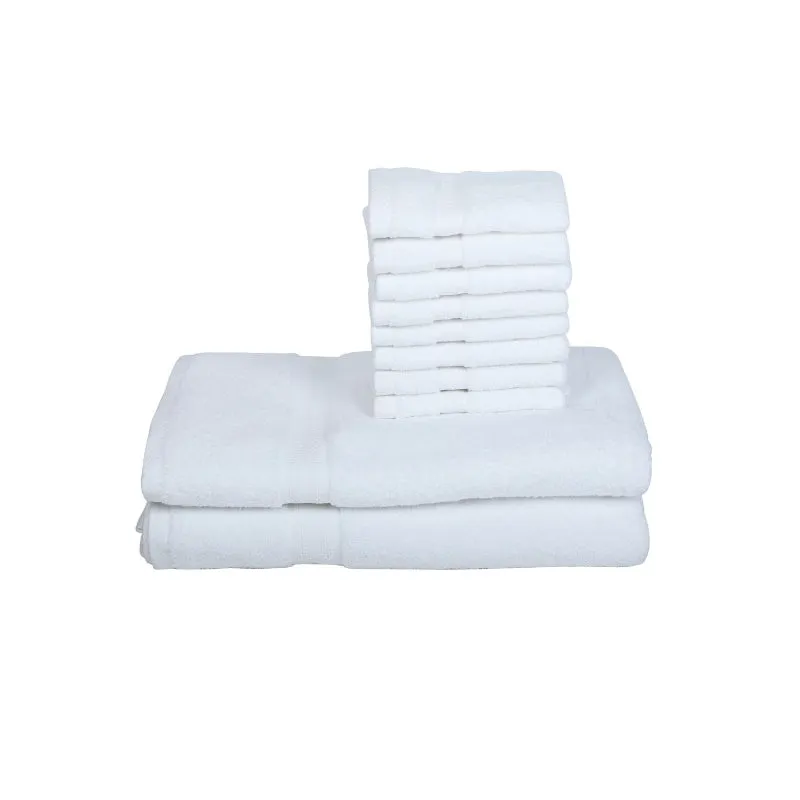 Miorah Towel Combo (White) - Set Of Ten media 5