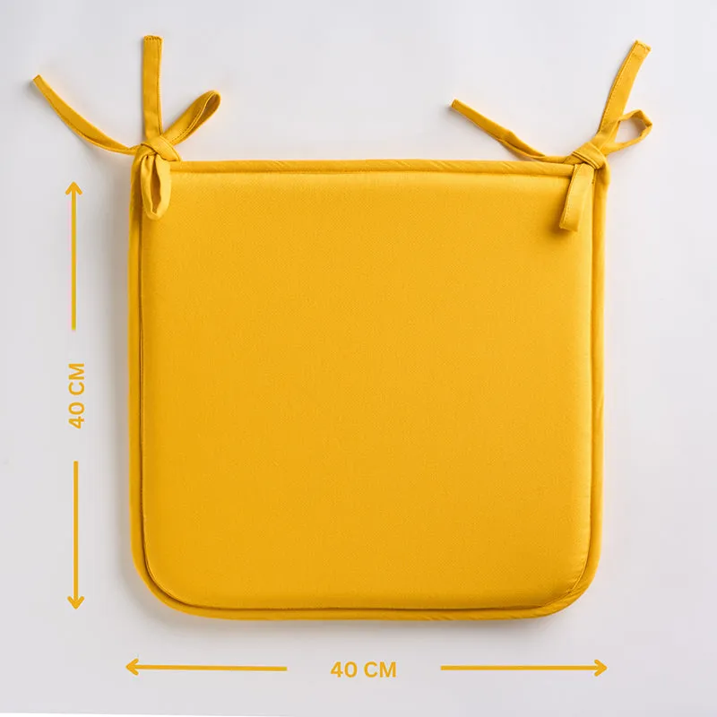 Easesit Foam Chair Pad (Yellow) - Set Of Six media 5