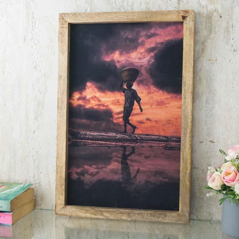 Man on the Beach Canvas Painting media 3