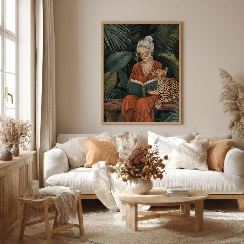 Forest Folio Canvas Wall Painting - Brown Frame media 4