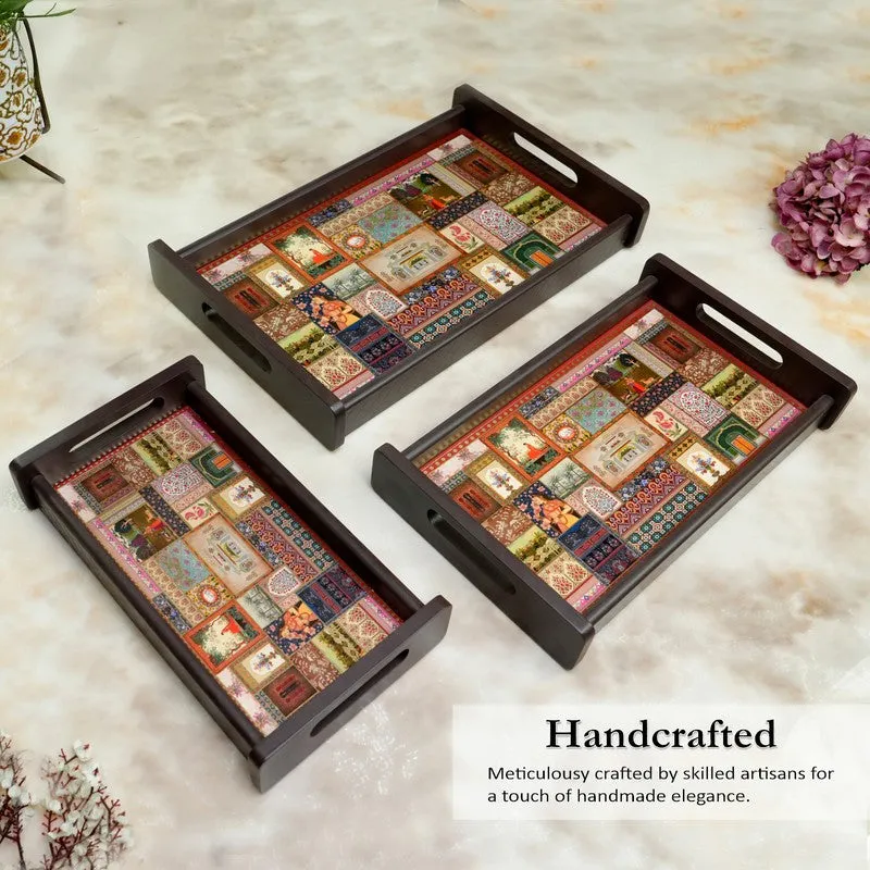 Tressa Wooden Serving Tray - Set Of Three media 3