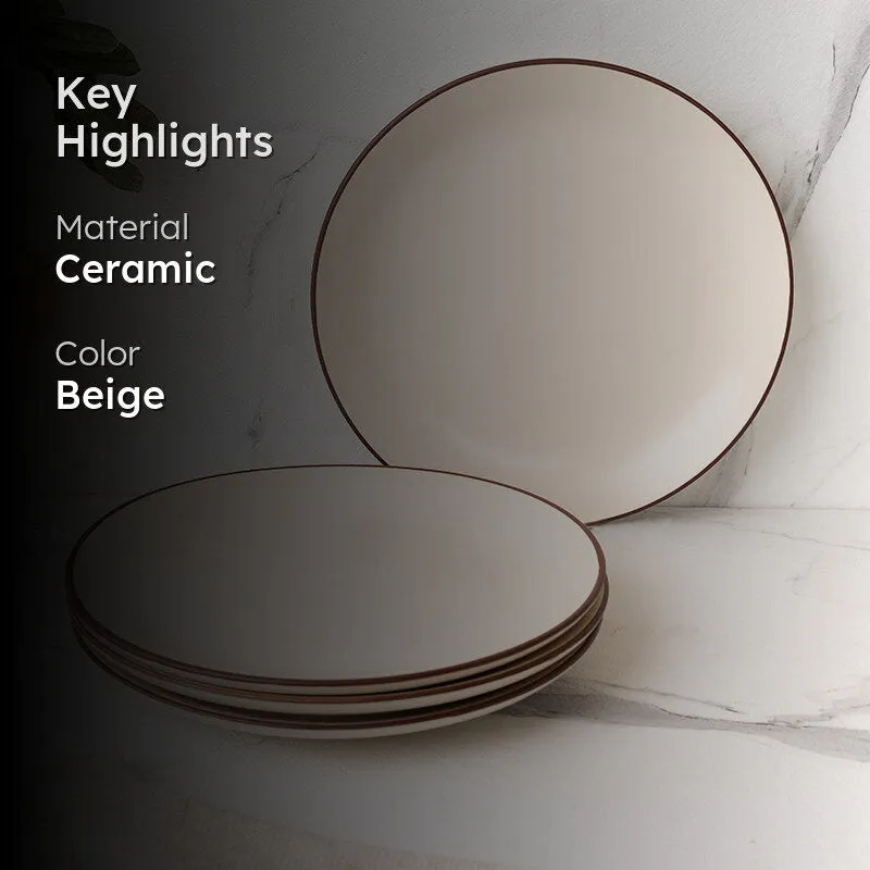 Riddo Dining Plate (Off White) - Set Of Four media 2