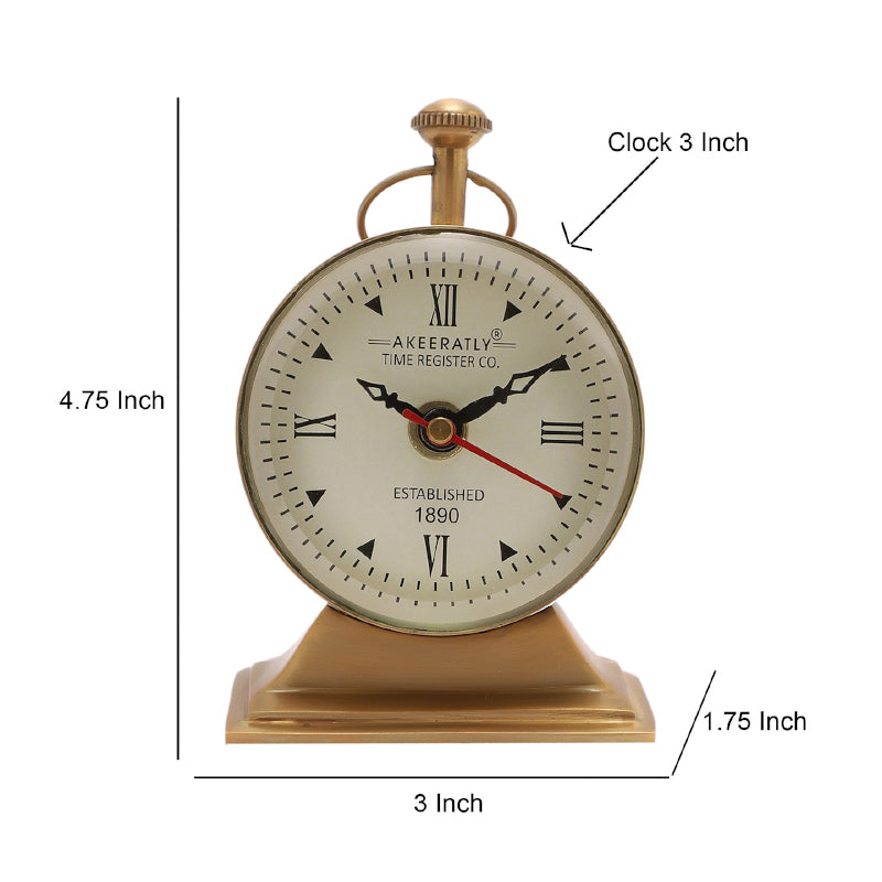 Ocato Brass Table Clock media 5