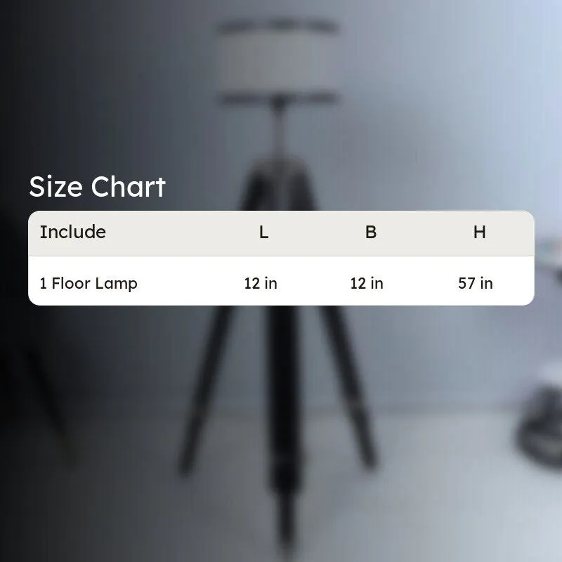 Monique Solid Tripod Floor Lamp media 5