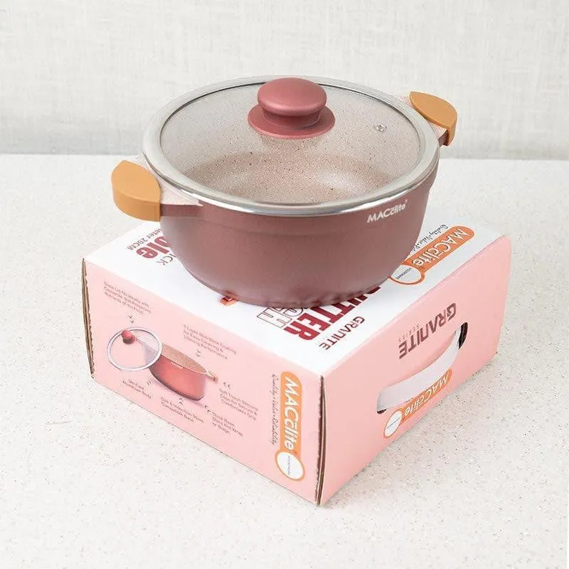 Non Stick Emory Flat Tawa With Lid - 28 CM media 8