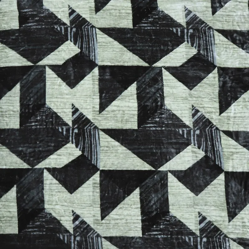 Monte Carlo Cross Mosaic Blanket - 600 GSM media 7