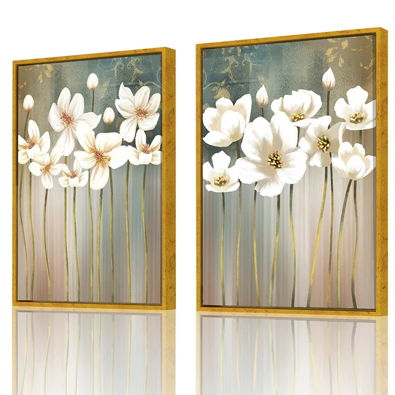 Flowered Twigs Canvas Wall Art media 3