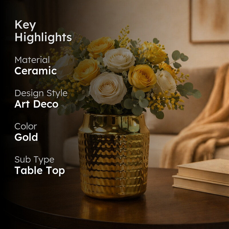 Aurum Ceramic Vase media 2