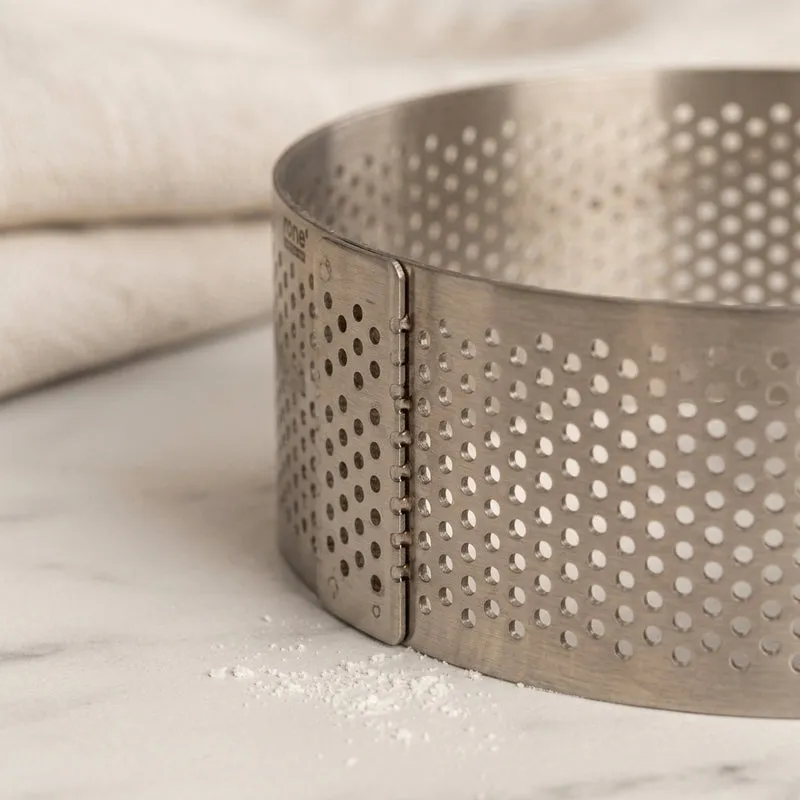 Perforated Round Tart Ring - Set Of Three media 3