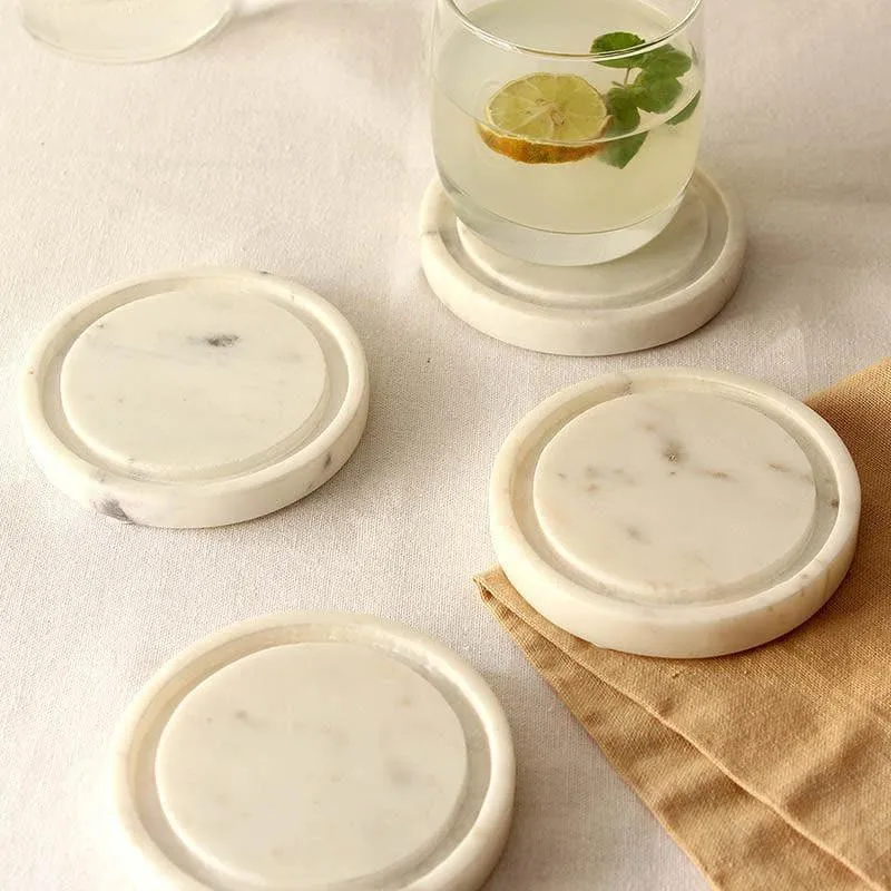 Veli Coaster (White) - Set Of Four media 1