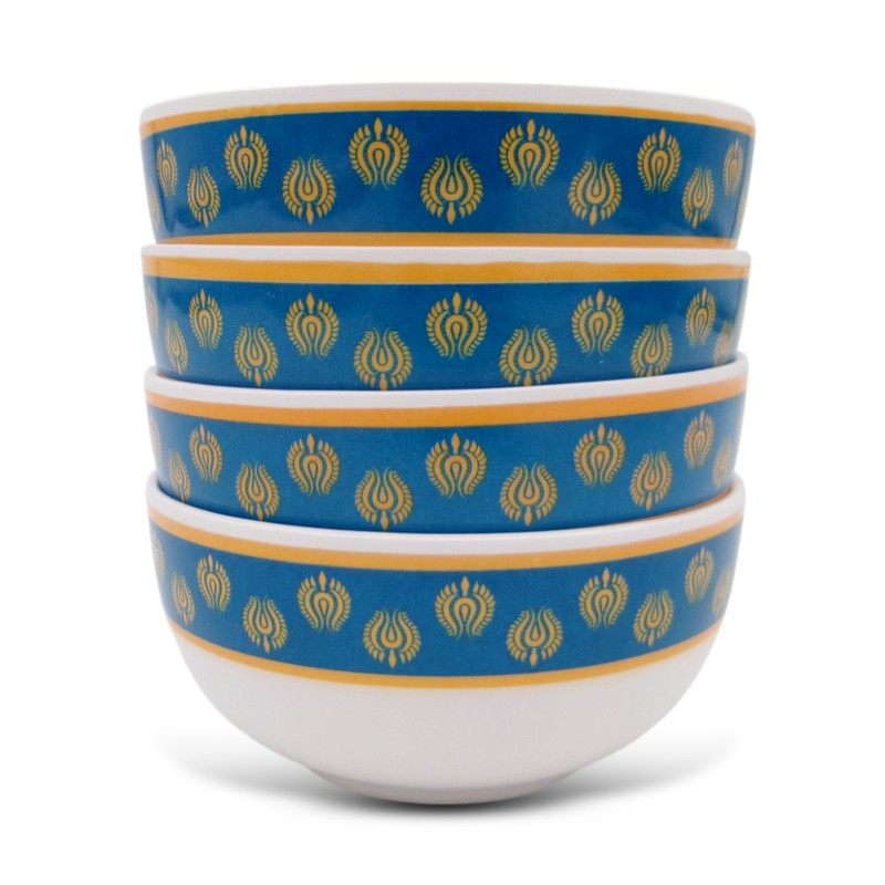 Royal Bloom Melamine Dinner Set - Twelve Piece Set media 7