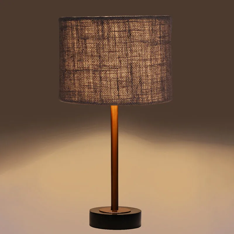 Sienna I Rodin Wooden Table Lamp - Grey,Copper,Black media 6