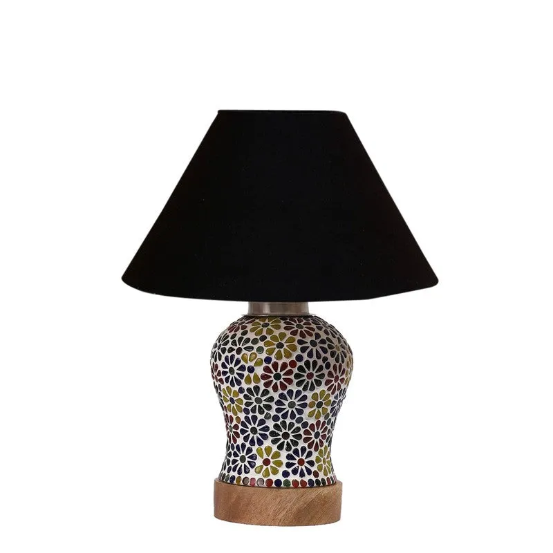 Veloura Wooden Table Lamp - Black media 5