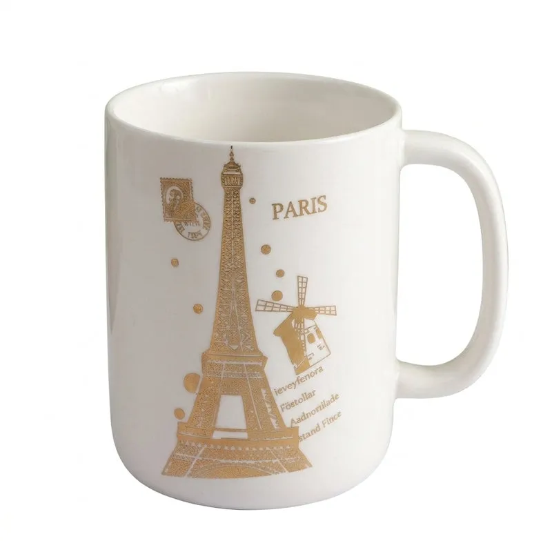 Golden Ceramic Coffee Mug (350 mL) media 5