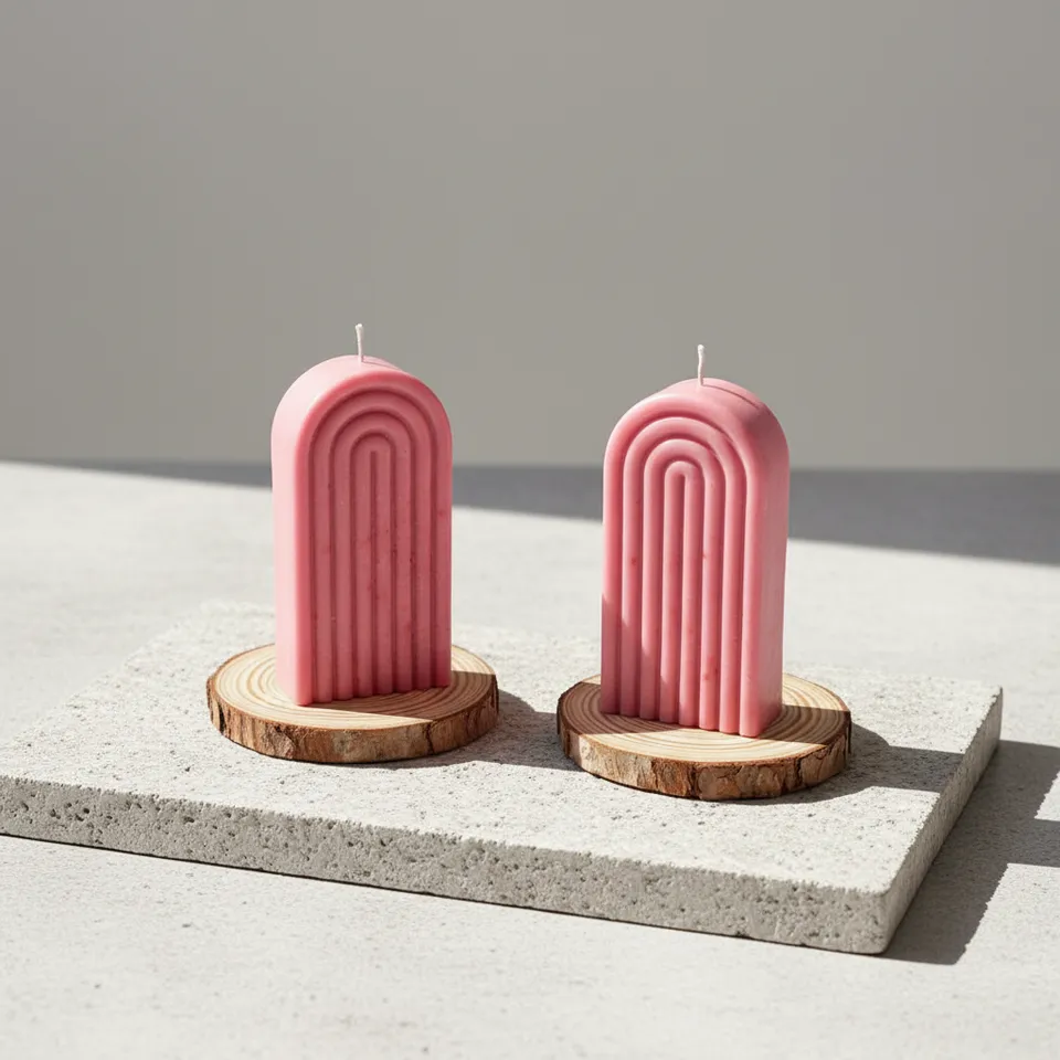 Fista Chocolate Scented Pillar Candle media 1