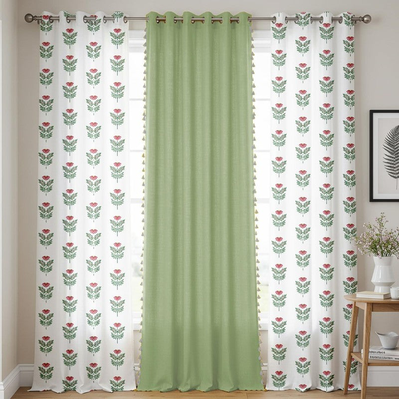 Urban Space Amara Curtains - Set Of Three media 3