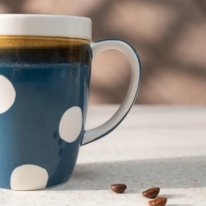 Polka Porcelain Coffee Mug (295 mL) - Azure media 3