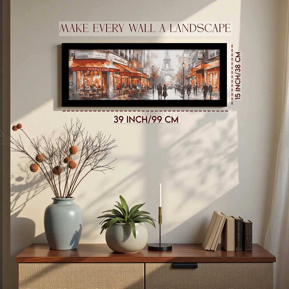Strevia Urban Street Wall Art With Frame media 2