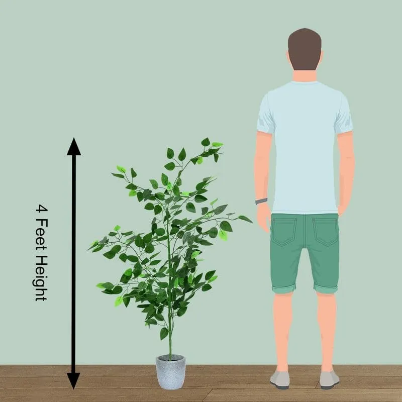Verdique Artificial Ficus Tree - 4 Feet media 9