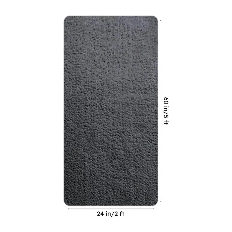 Nuo Luxe Micro Fiber Runner Rug - Grey media 8