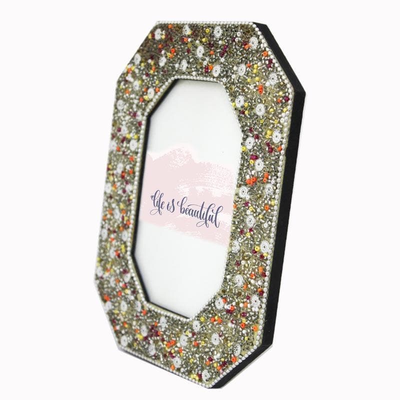 Bejewelled Photo Frame - Gold media 4