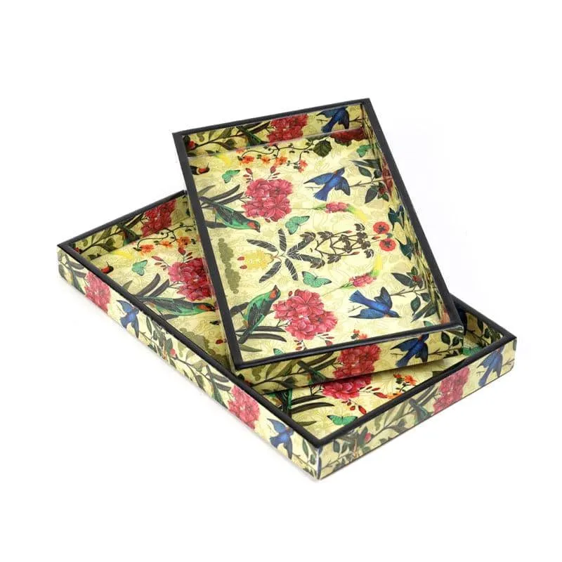 Miraka Floro Serving Tray - Set Of Two media 3