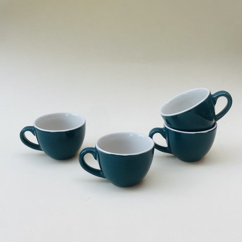 Aura Ceramic Tea Cup (80 mL Each) - Set Of Four media 6