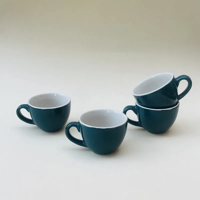 Aura Ceramic Tea Cup (80 mL Each) - Set Of Four media 6