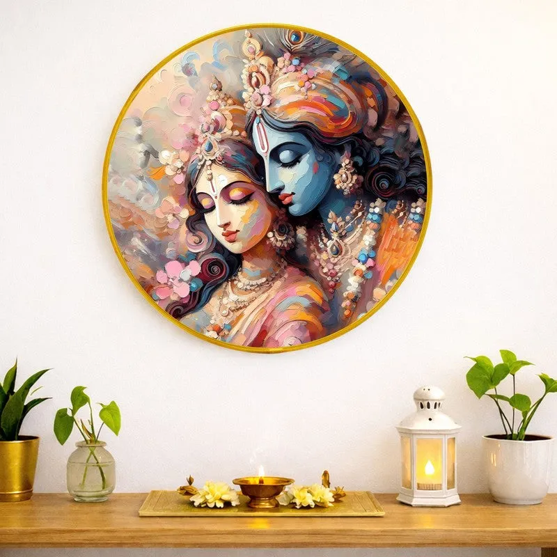 Madhava Paper Wall Painting With PVC Frame media 4
