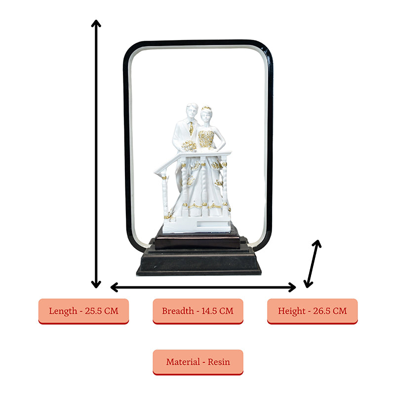 Blessing Buddha Resin Showpiece media 7