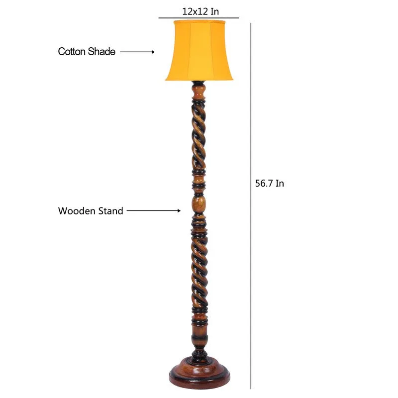 ConicalCurve Floor Lamp (Yellow) media 8