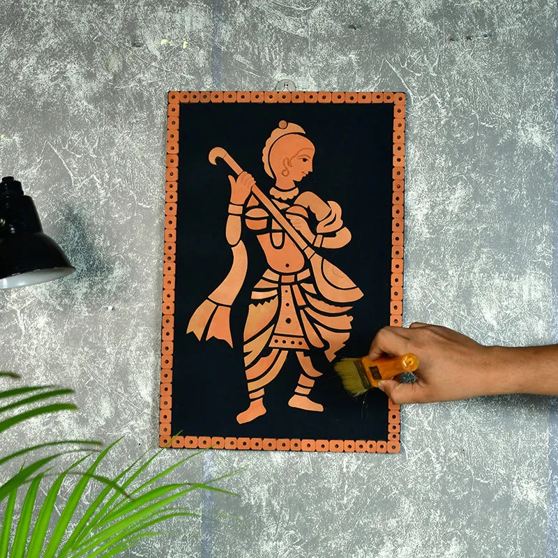 Sarasa Sundari Terracotta Wall Art media 4