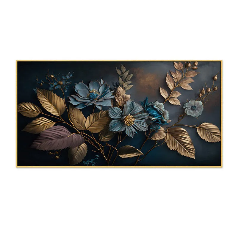 Leontina Floral Wall Painting With Frame media 4