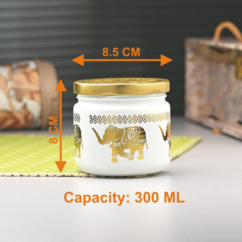 Elephanta Airtight Jar (300 mL Each) - Set Of Three media 4