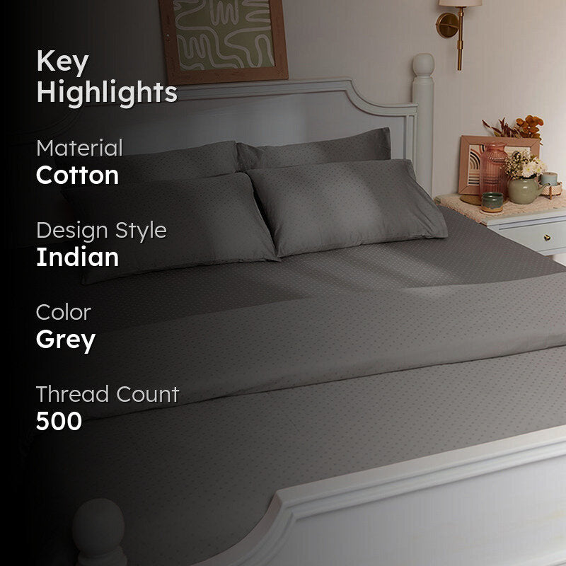 Calida Cotton Duvet Cover - Grey media 2