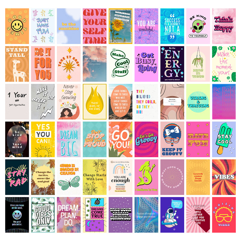 Art Of Positivity Wall Poster - Set Of Fifty Four media 3