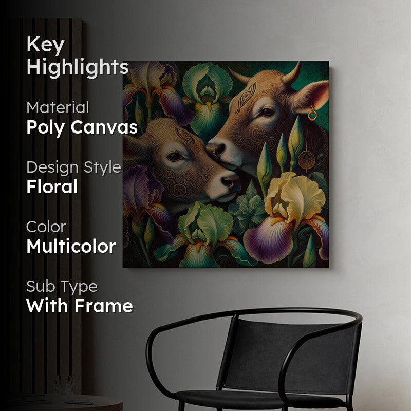 Highland Cattle Wall Painting media 2