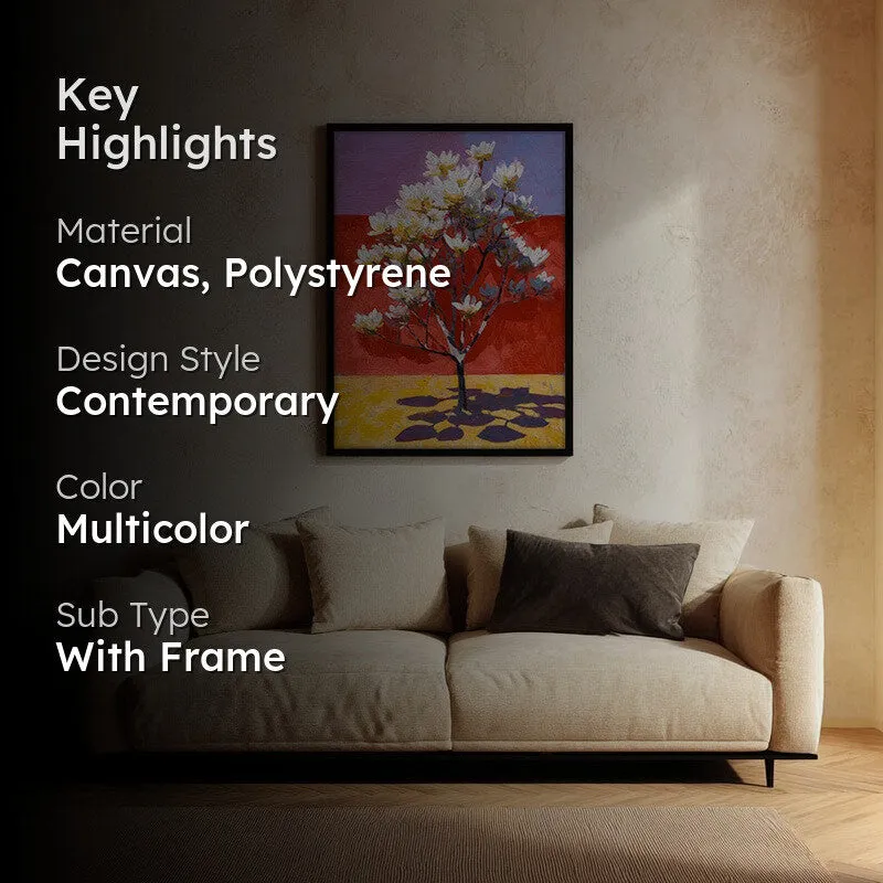 Elvane Canvas Wall Painting With Black Frame media 2