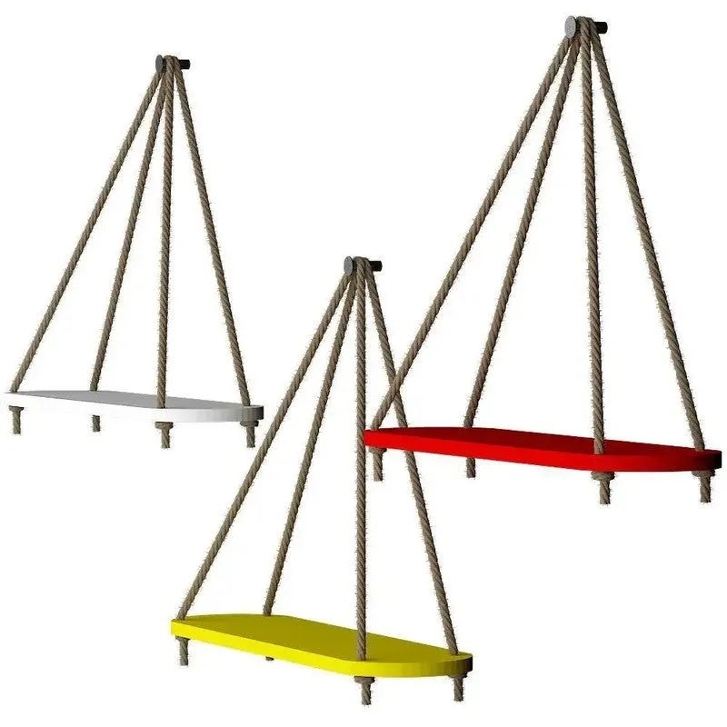 Vivid Nest (MDF,Wood) Shelves - Set Of Three media 5