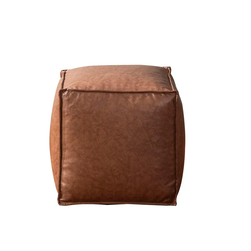 Linear Edge Pouffe - Brown media 7