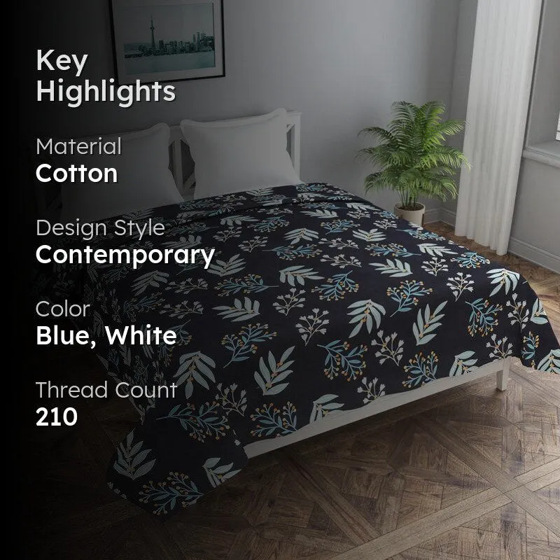 Shadow Canopy Cotton Duvet Cover - 210 TC media 2
