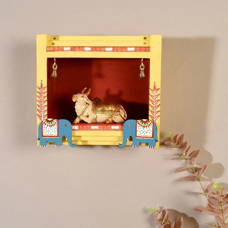 Anandira Handcrafted Jharokha Wooden Wall Accent media 1