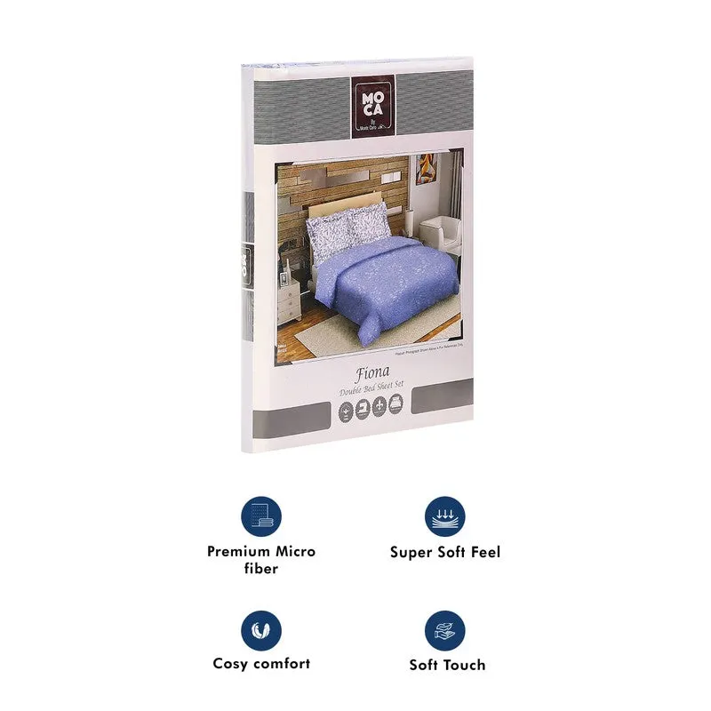 Monte Carlo Floria Luxe Cotton Bedheet (Lavendor) - 104 TC media 10