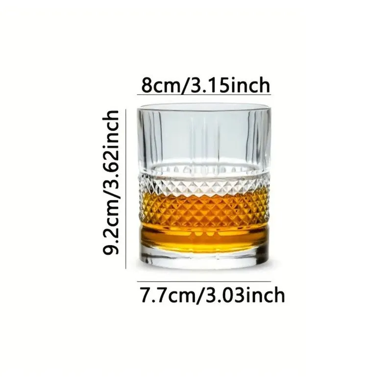 Elegant Minimalist Scotch & Whiskey Glass Set (300 mL) (6 Pieces) - Set Of Six media 9